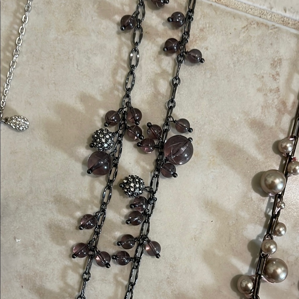 JCREW- Elegant Silver and Gold Necklace bundle - Picture 4 of 7